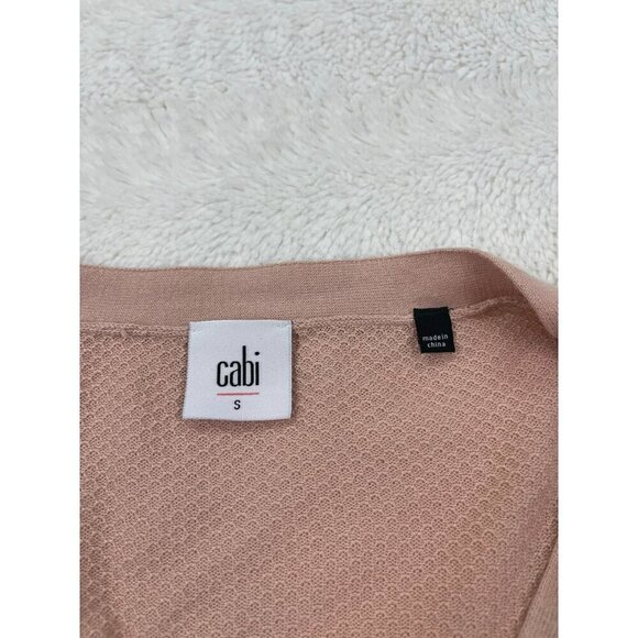 Cabi Lucy Cardigan Sweater Small Long Sleeve Button Front Pink Granny Core - Picture 4 of 7